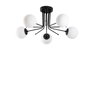 Opviq Lámpara de araña industrial Daisy-147-AV2 en negro